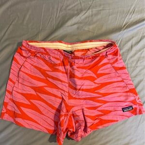 Patagonia Pink and Orange Baggies Short